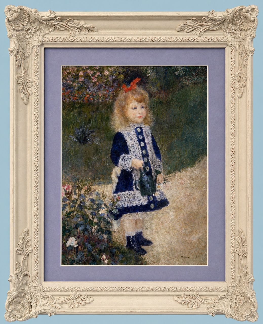 A Girl with a Watering Can by Pierre-Auguste Renoir