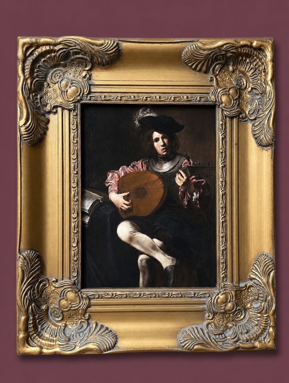 Lute Player by Valentin de Boulogne