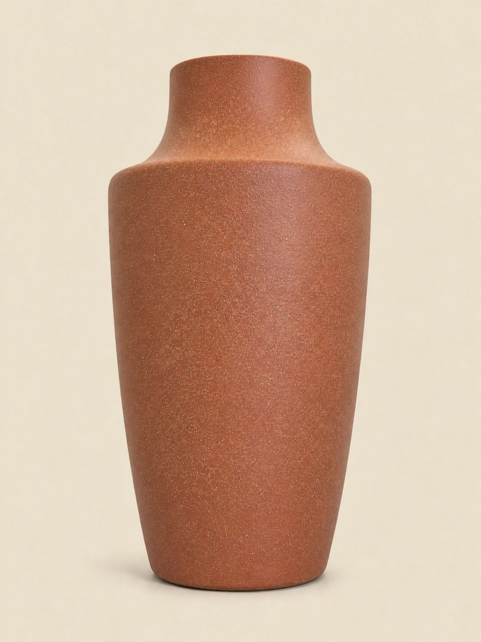 Terracotta-Colored Bottle Vase by Maker unrecorded