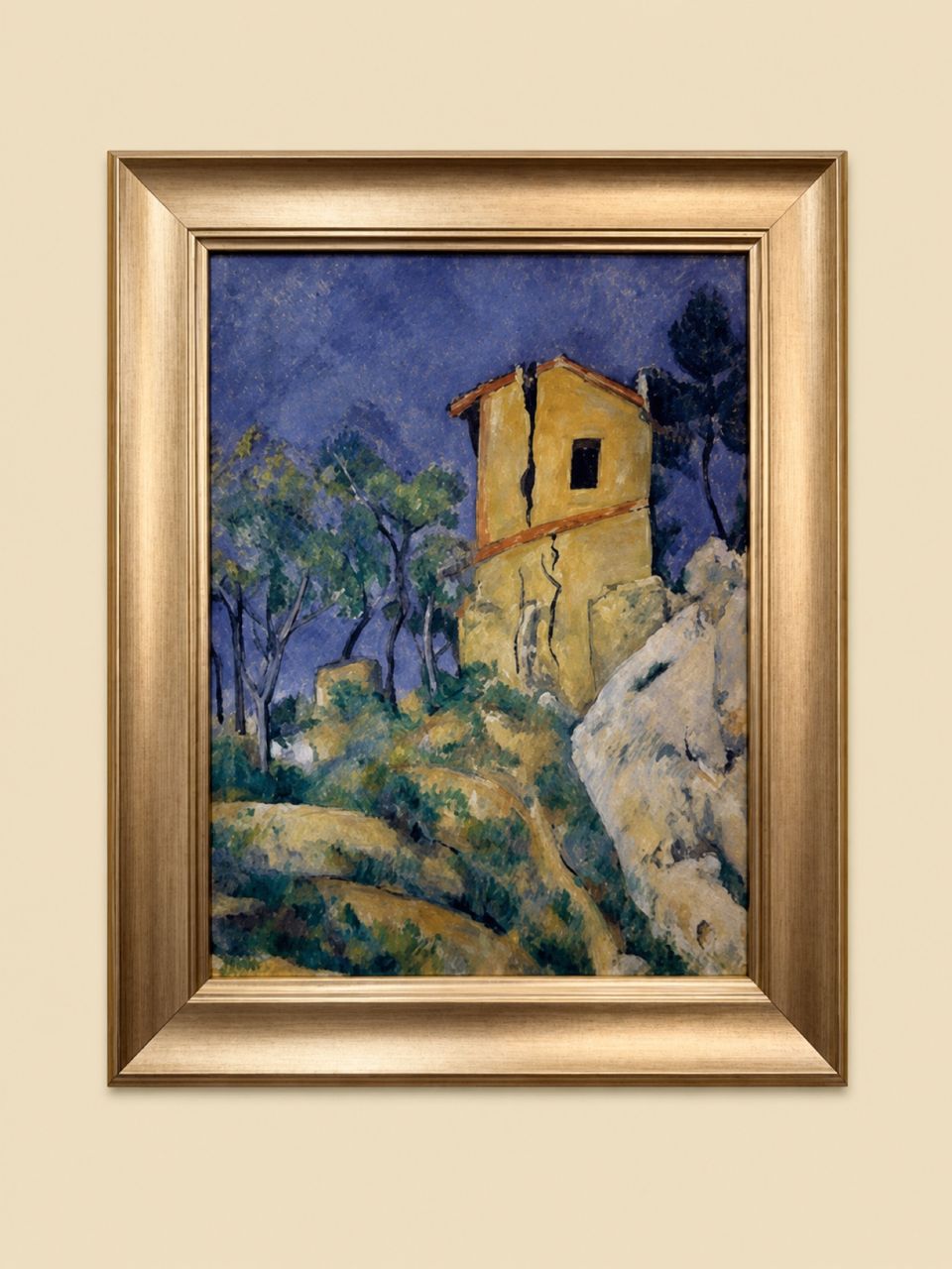 The House with the Cracked Walls by Paul Cézanne