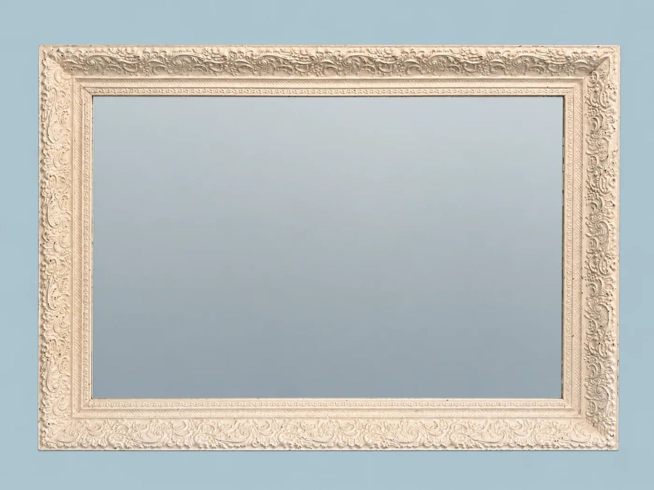 Ornate Gilt Mirror by Maker unrecorded