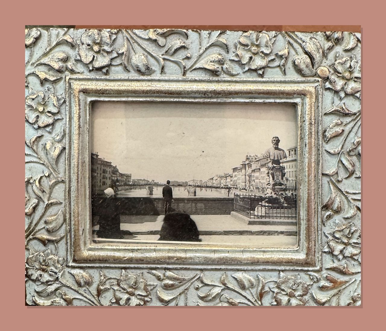 Framed Riverfront Photograph by Maker unrecorded