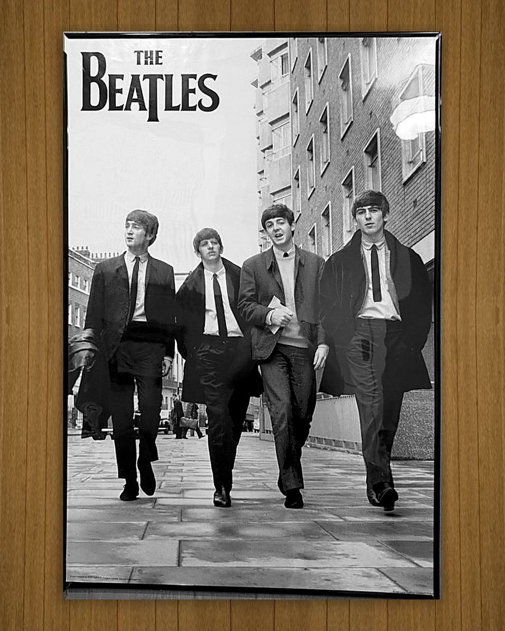 The Beatles in London by Attributed in the school catalogue to Dezo Hoffmann; exact attribution unverified
