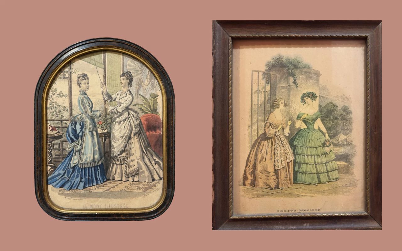 Fashion Plates (Pair) by Illustrators unattributed