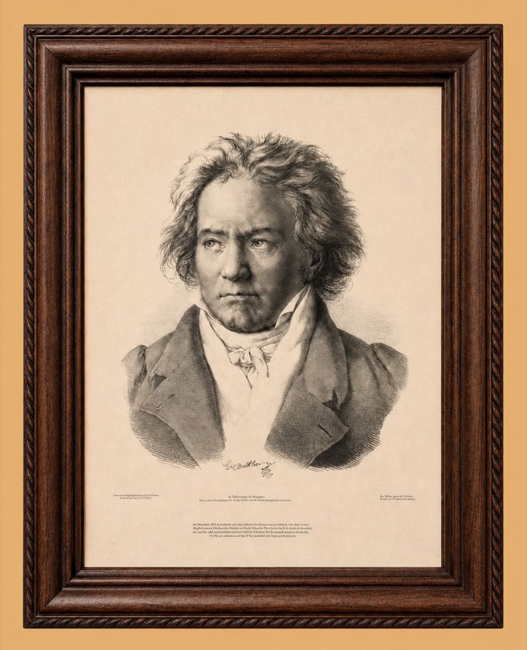 Portrait of Ludwig van Beethoven by After Ferdinand Schimon (1797–1852)