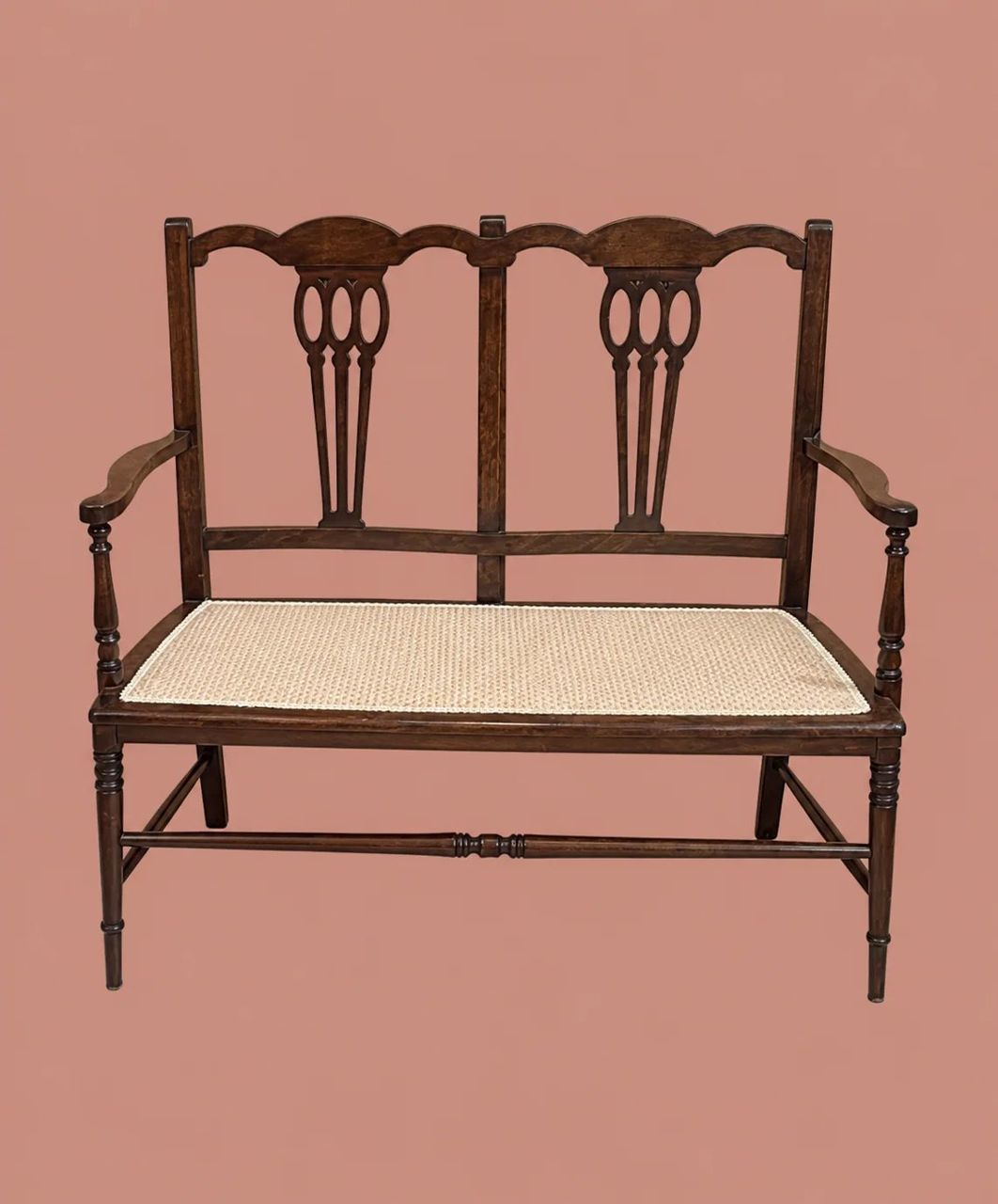 Cane-Seat Settee by Maker unrecorded