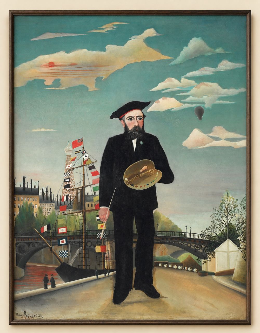 Myself: Portrait-Landscape (Moi-même, portrait-paysage) by Henri Rousseau