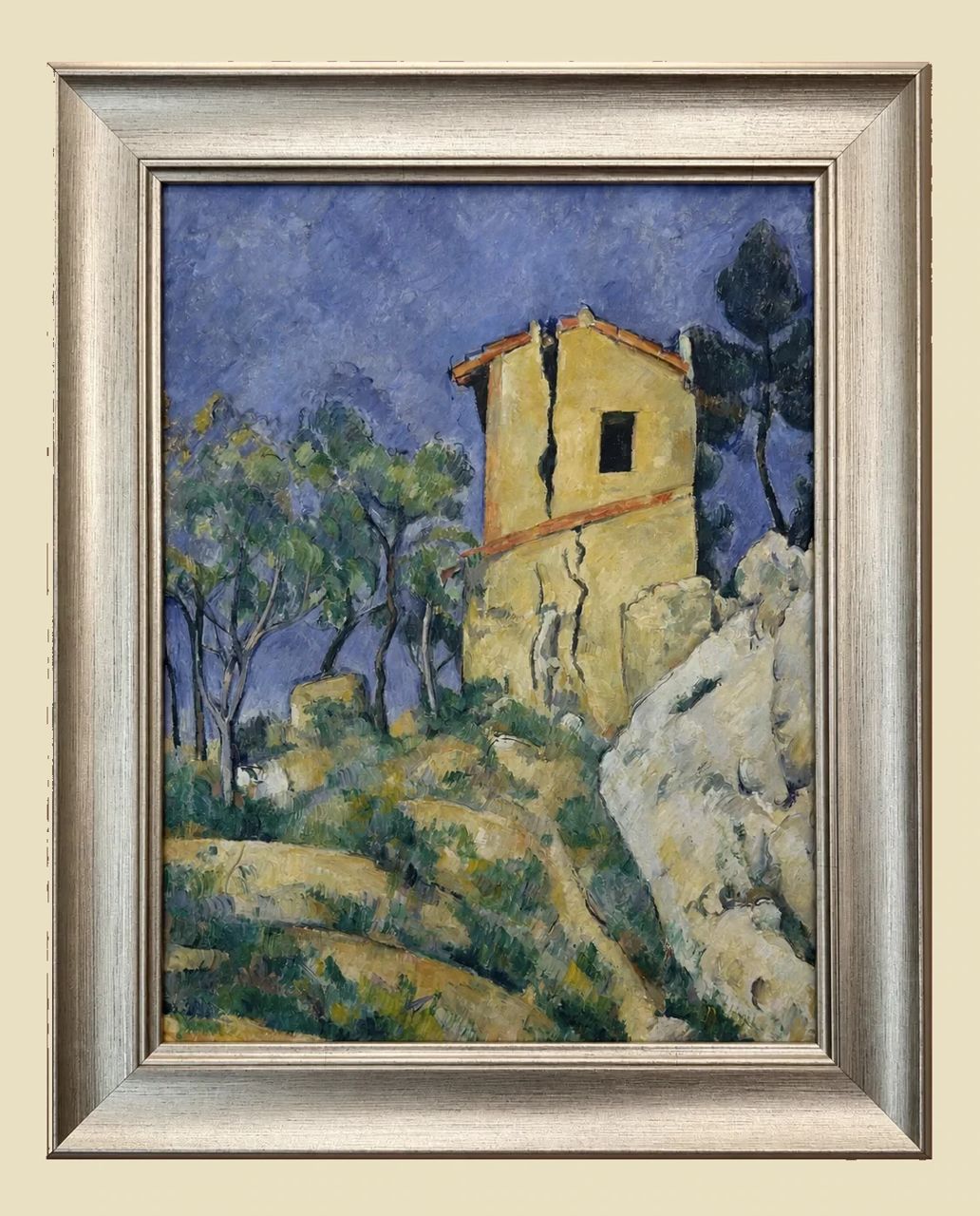 Village Landscape Painting by Artist unknown