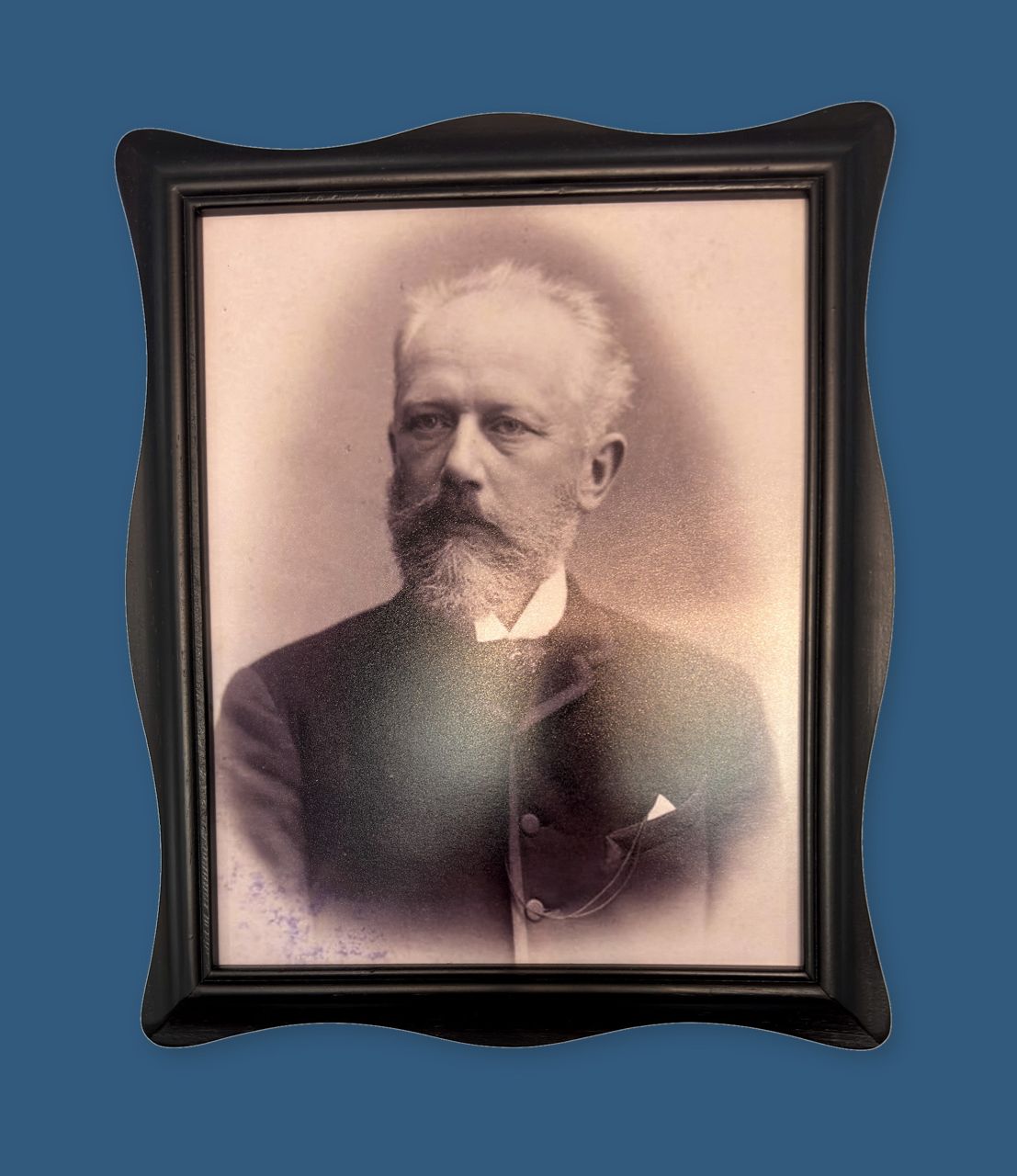 Photographic Portrait of Pyotr Ilyich Tchaikovsky by E. Bieber photographic studio, Hamburg; photographer probably Leonard Berlin