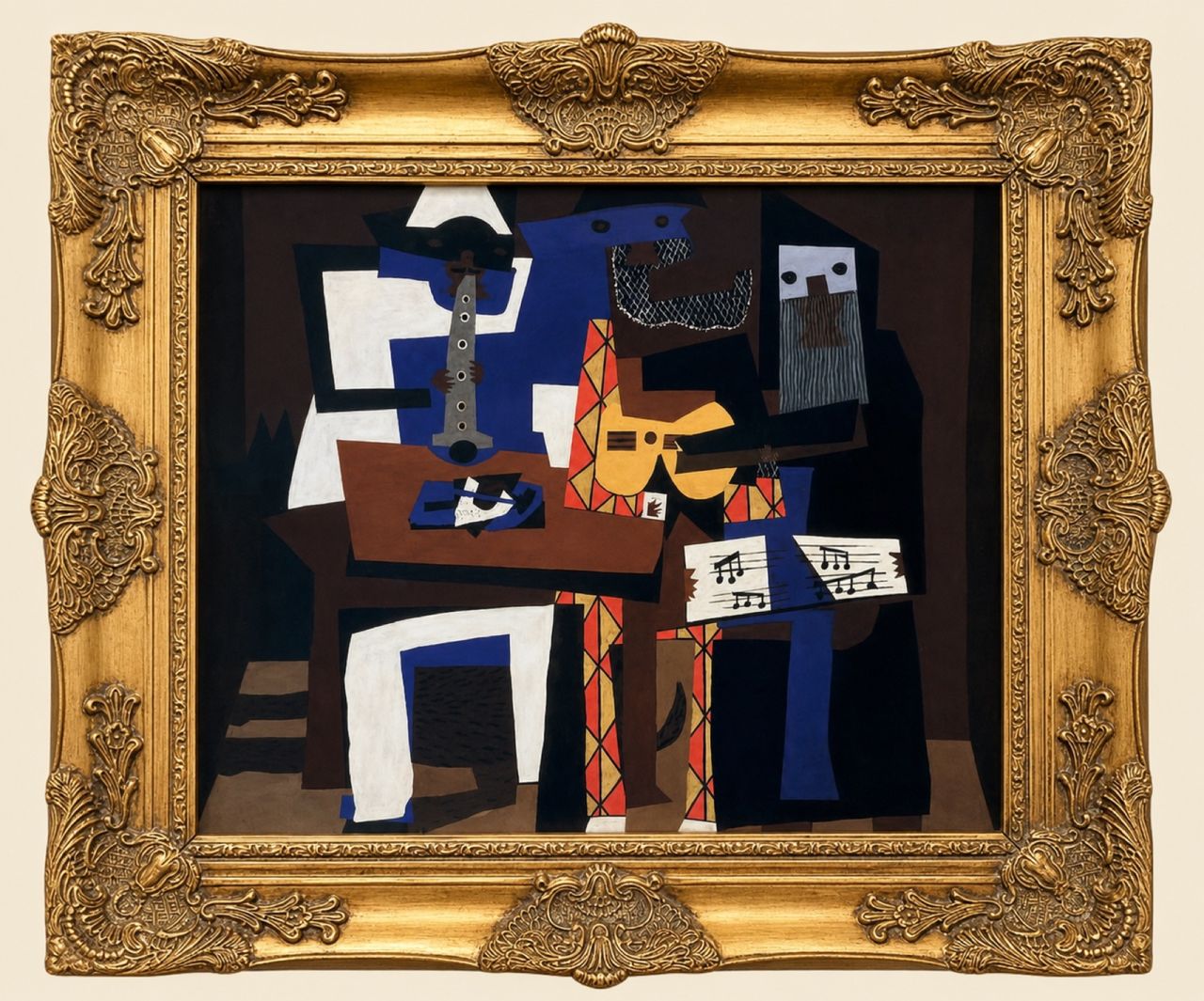 Three Musicians by Pablo Picasso